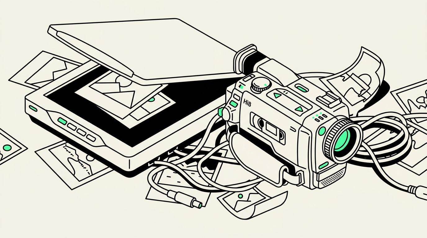 Should I digitize old photos and tapes myself?